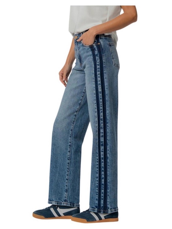 Kut from the Kloth Denim - Women's KUT from the Kloth Sienna Contrast Side Straight Jeans Size 2